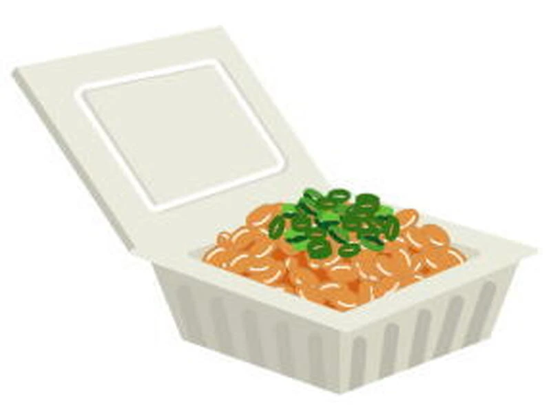 パックに入った納豆イラスト