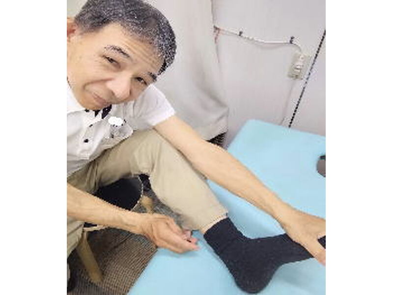 椅子に座って行うふくらはぎセルフケア
